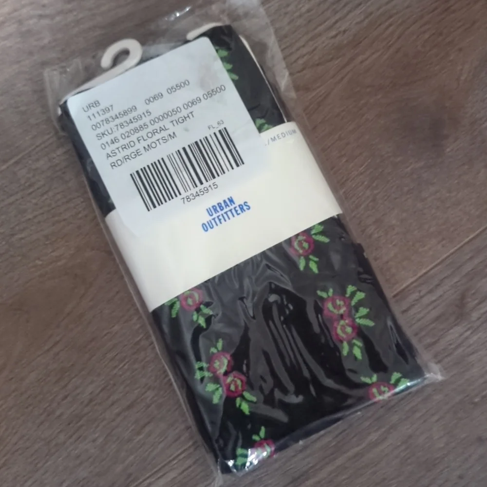 URBAN OUTFITTERS Astrid Floral Tights ~ NWT